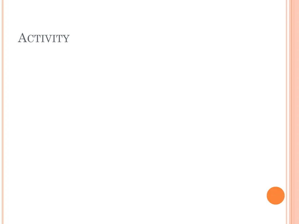 a ctivity