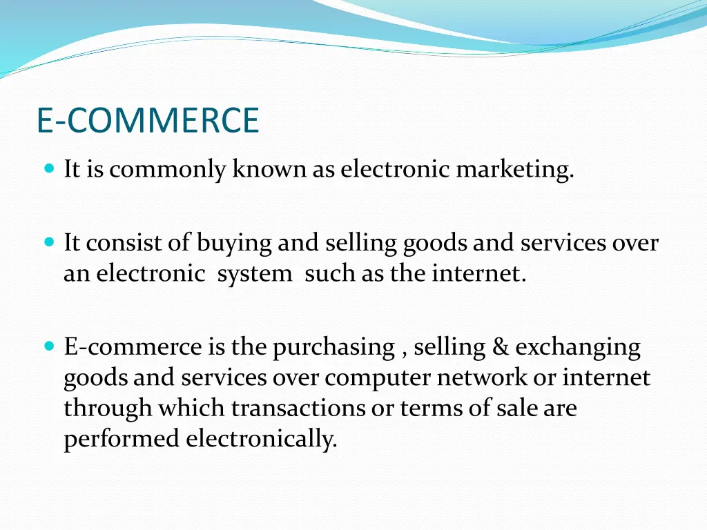 e commerce 1