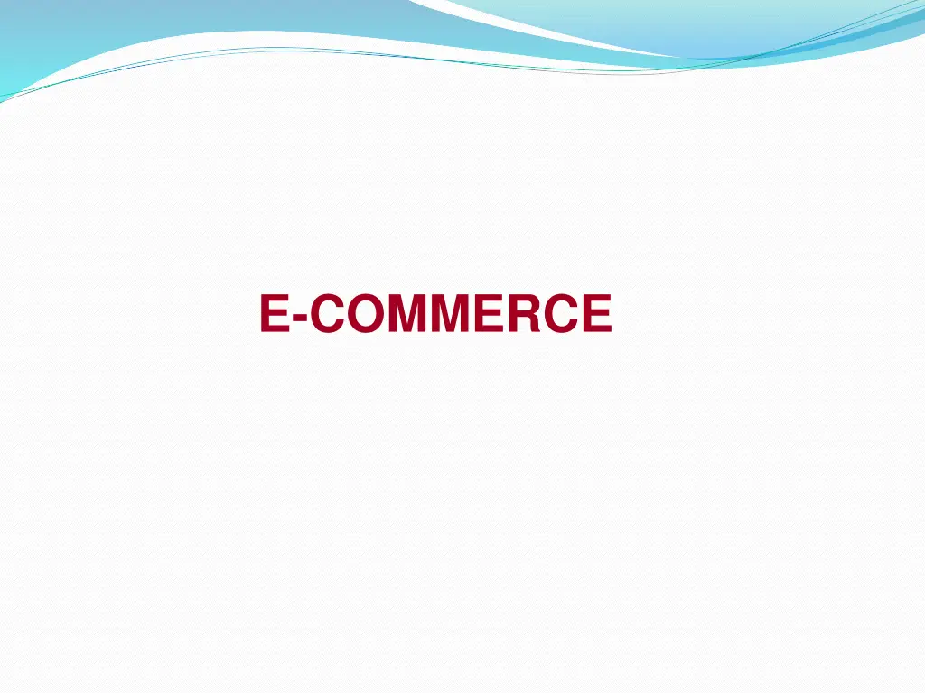 e commerce