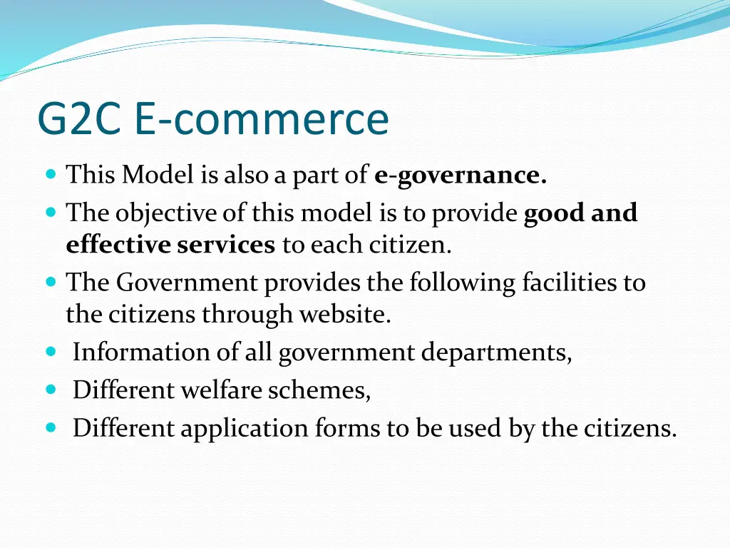 g2c e commerce