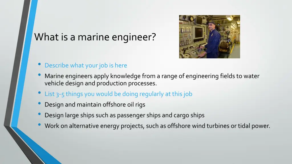 what is a marine engineer
