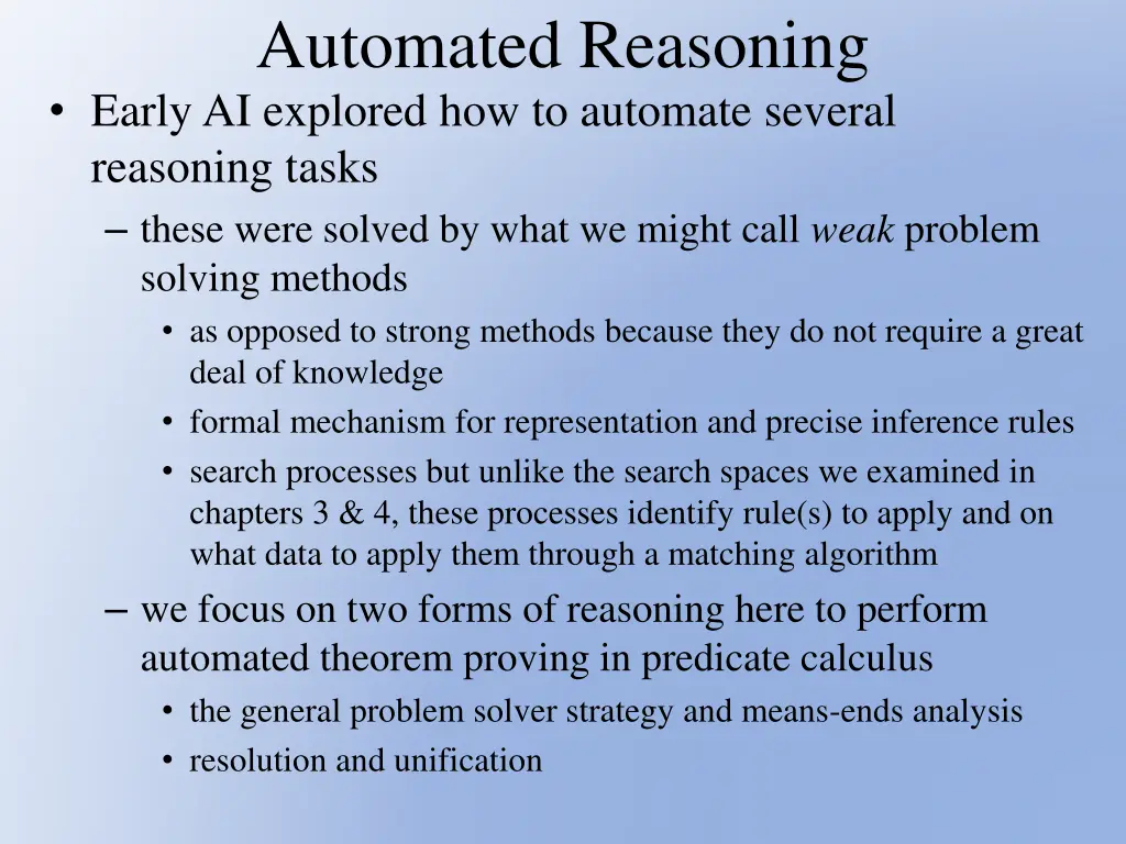 automated reasoning early ai explored