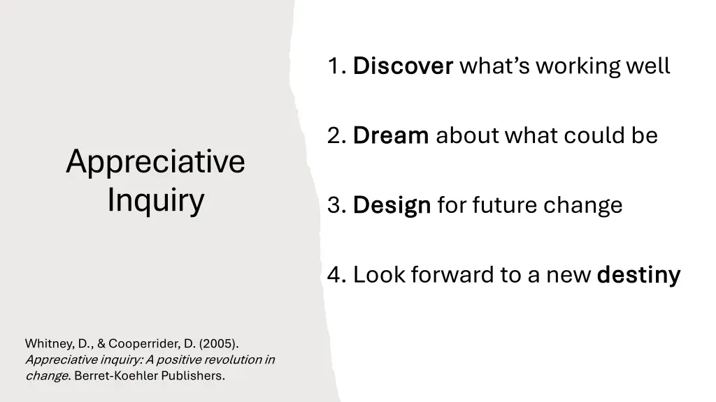 1 discover discover what s working well 1