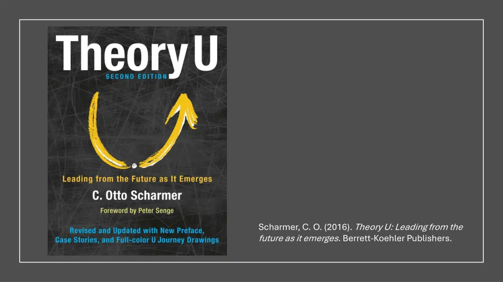 scharmer c o 2016 theory u leading from