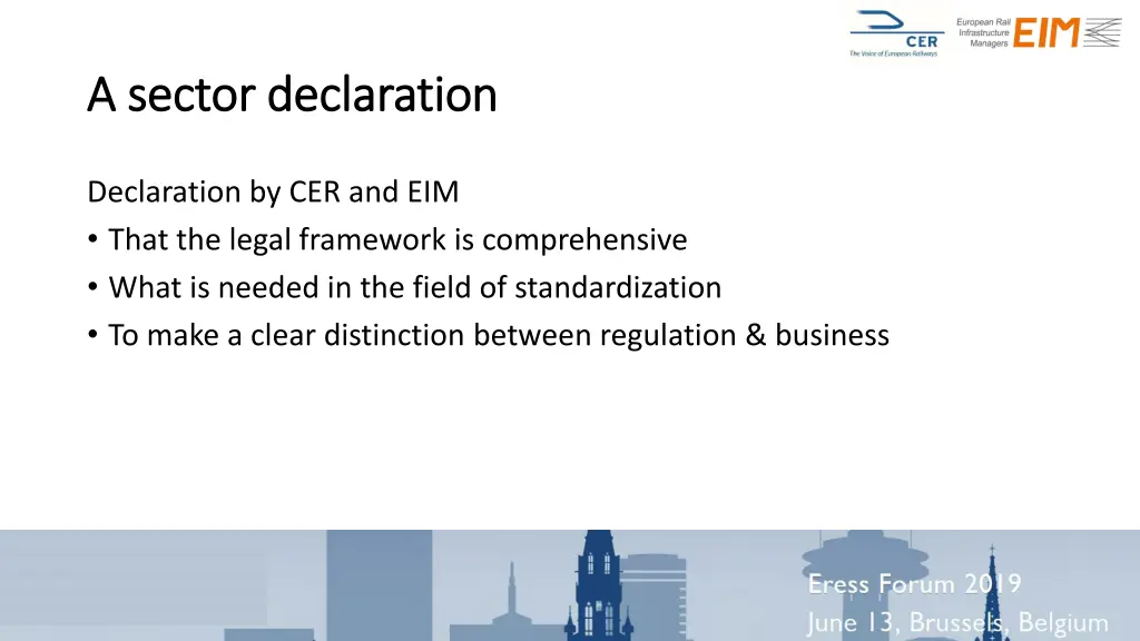 a sector declaration a sector declaration