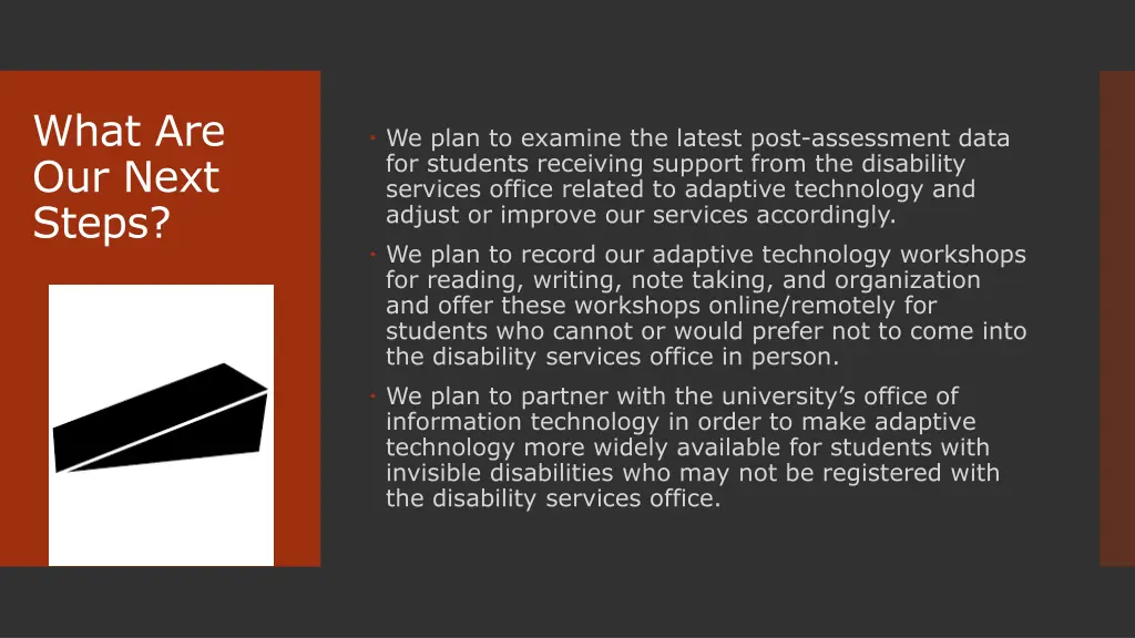 what are our next steps