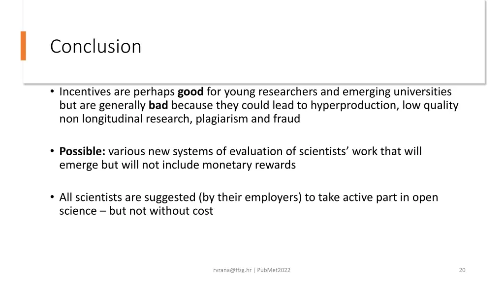 conclusion