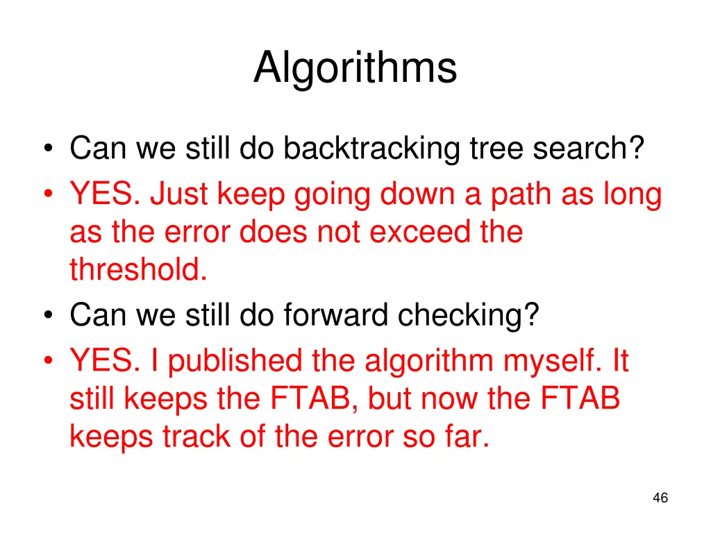 algorithms