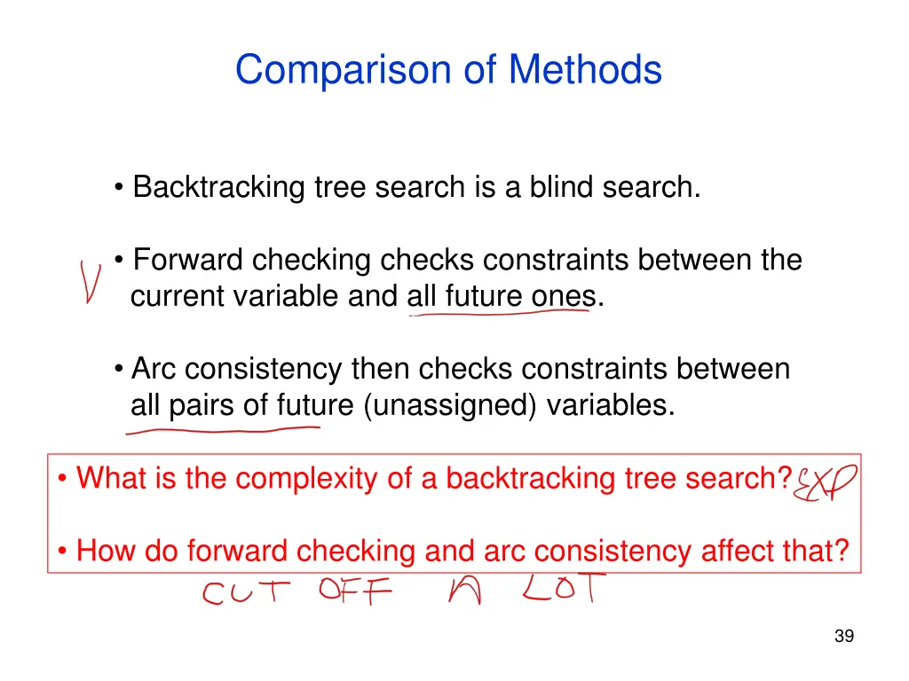 comparison of methods