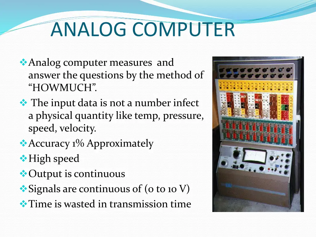 analog computer