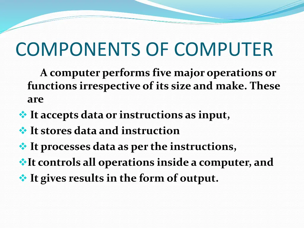 components of computer