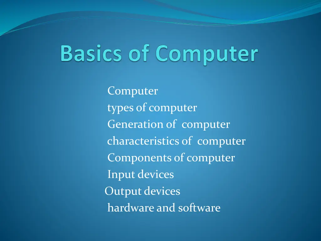 computer typesof computer generation of computer