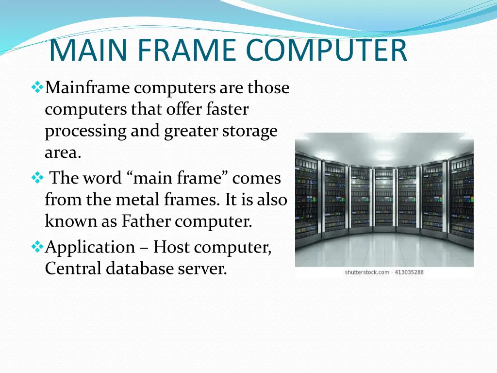 main frame computer mainframe computers are those