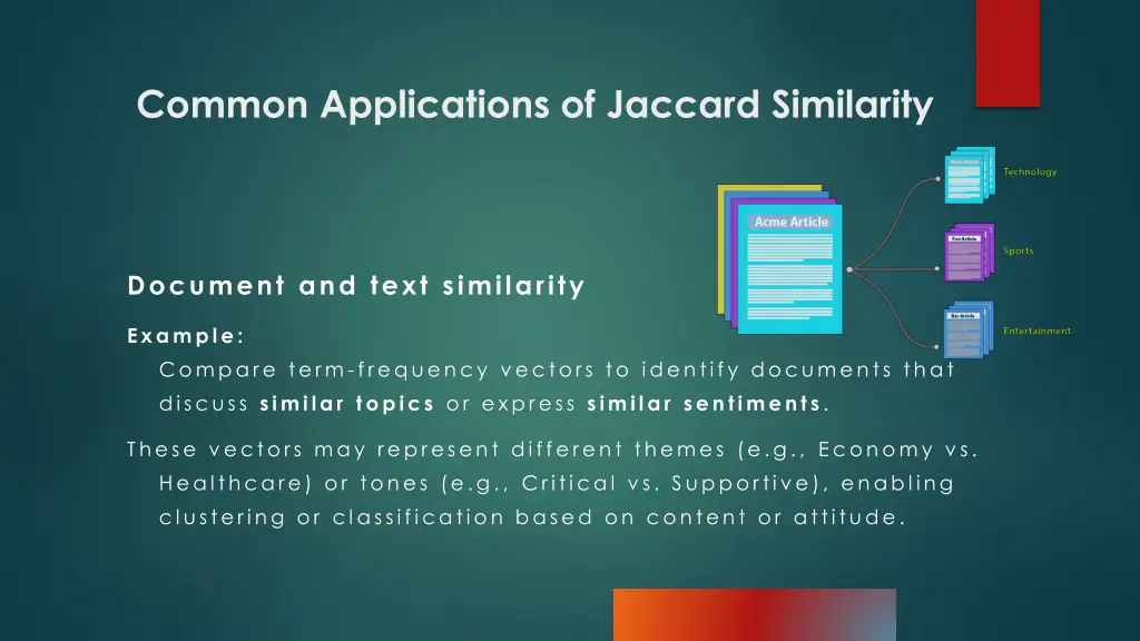 common applications of jaccard similarity