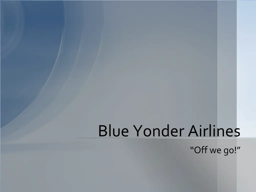 blue yonder airlines