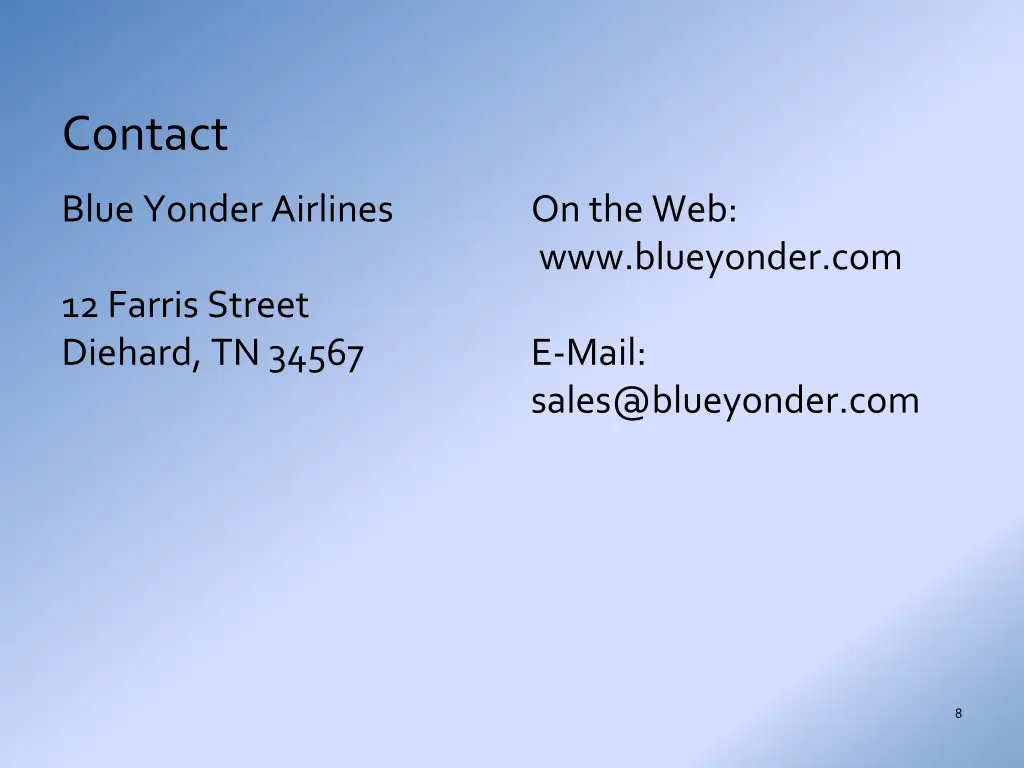 contact