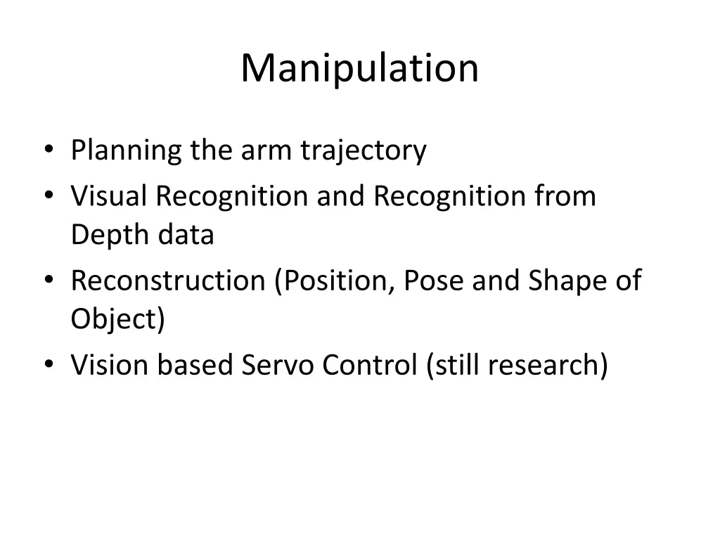 manipulation