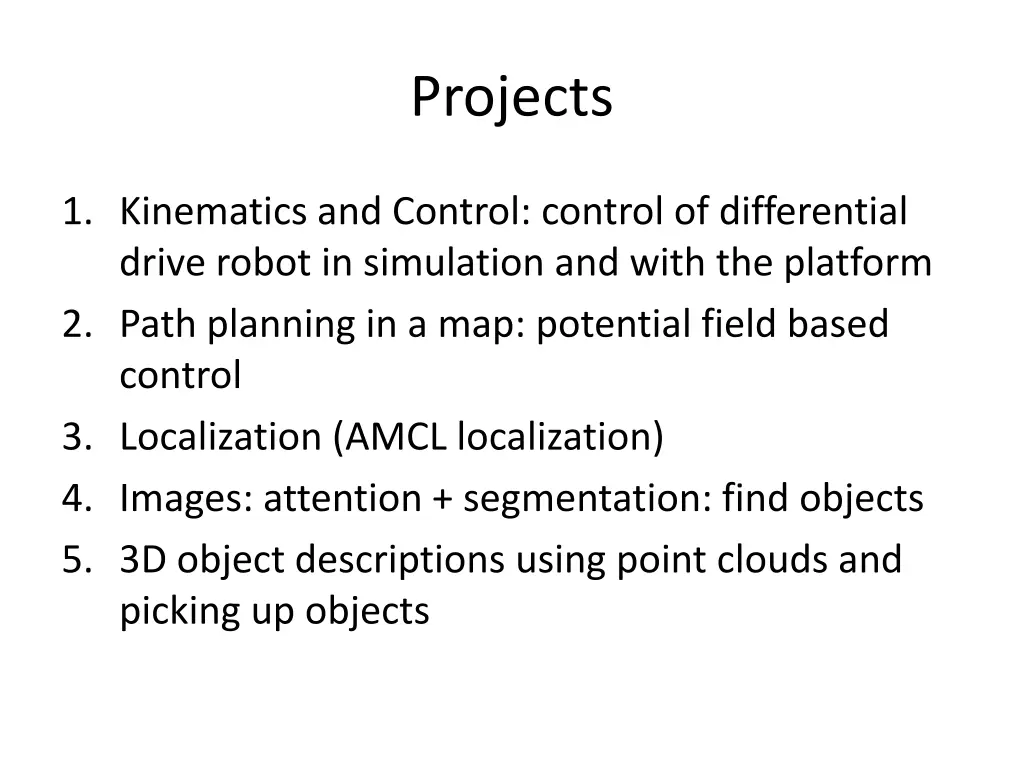 projects