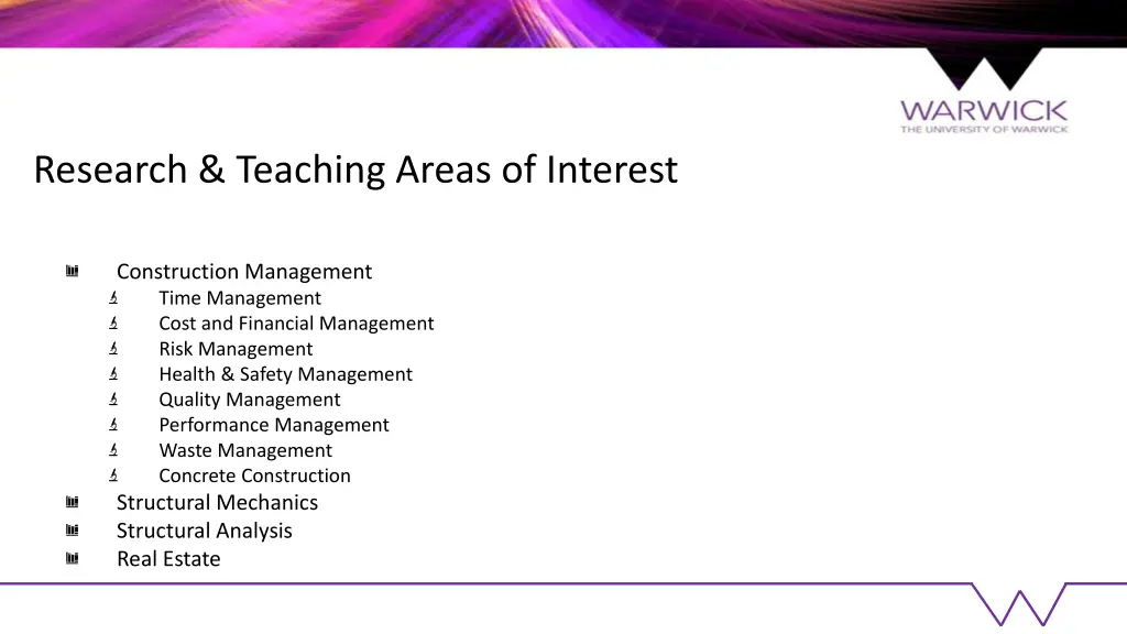 research teaching areas of interest