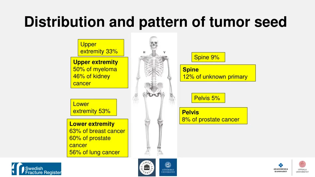 distribution and pattern of tumor seed