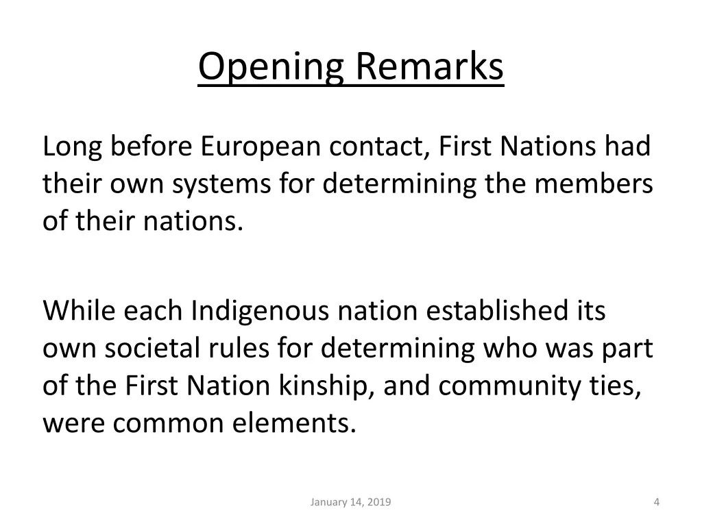 opening remarks 2