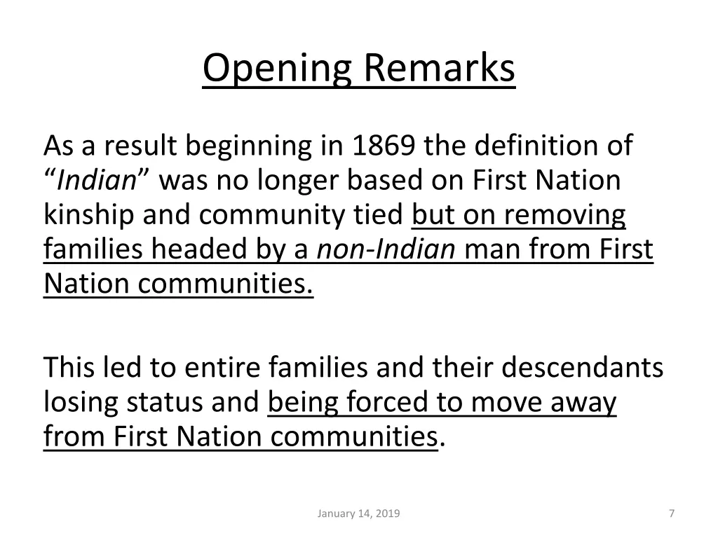 opening remarks 5