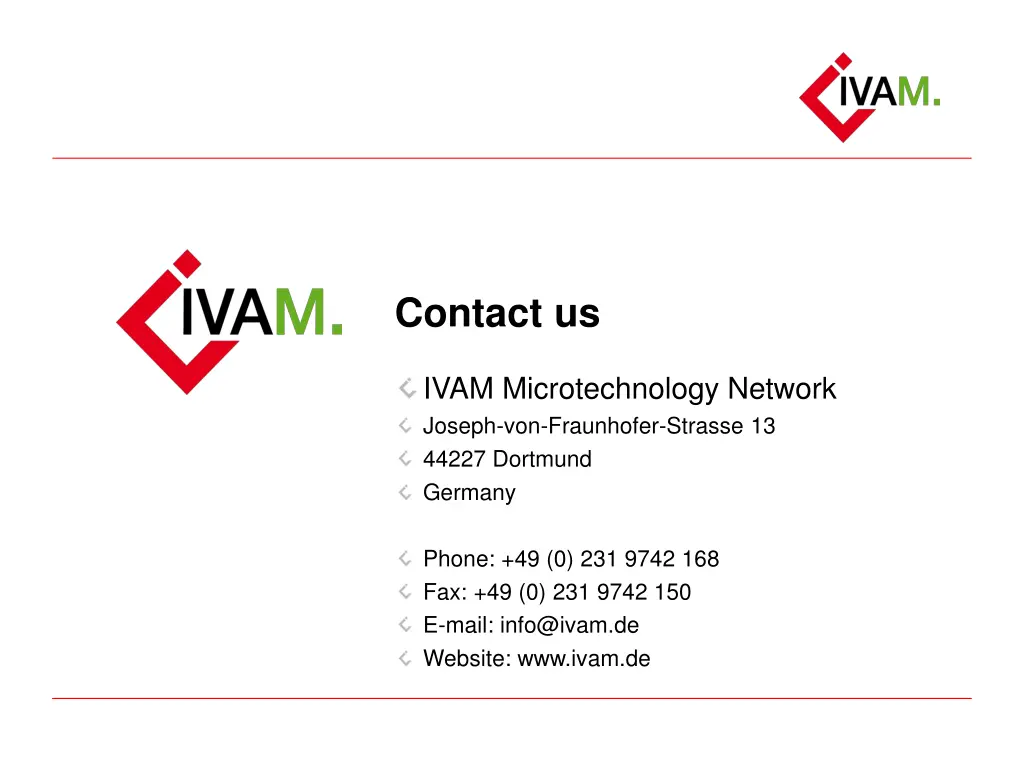 contact us