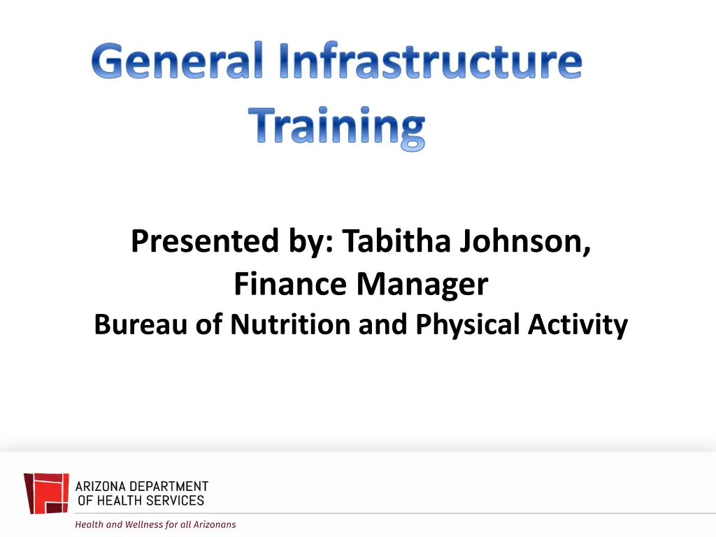 general infrastructure training