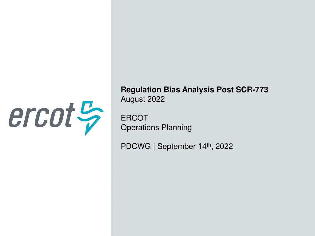 regulation bias analysis post scr 773 august 2022