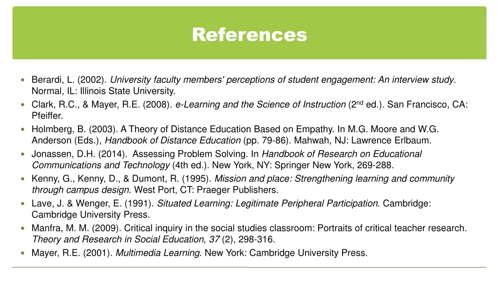 references