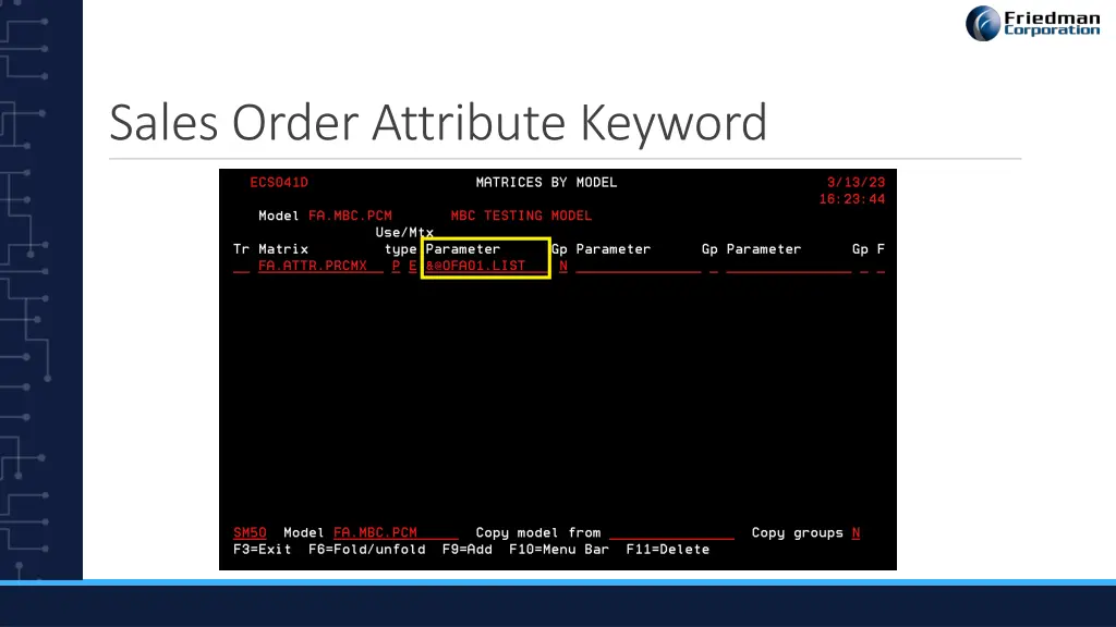 sales order attribute keyword 1