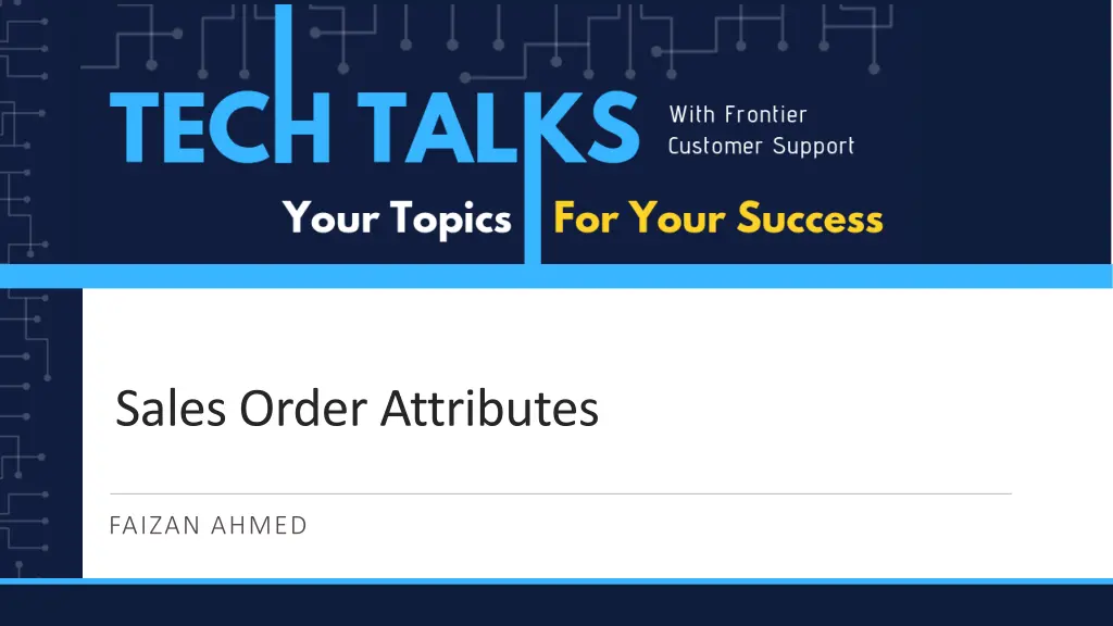 sales order attributes