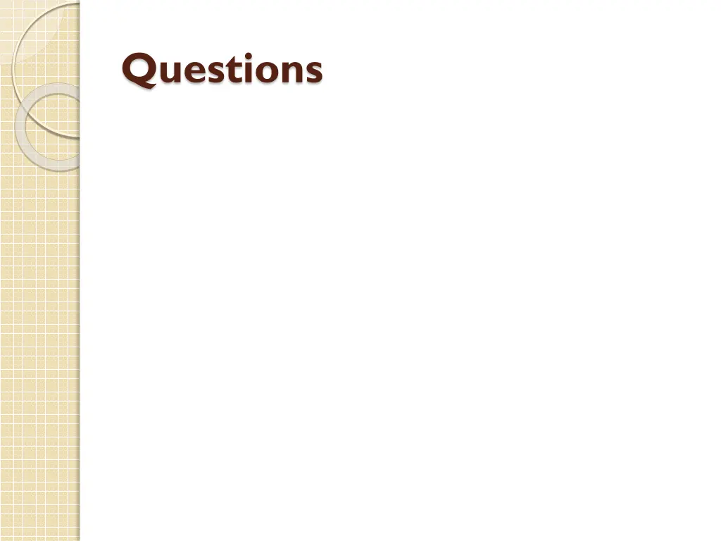 questions