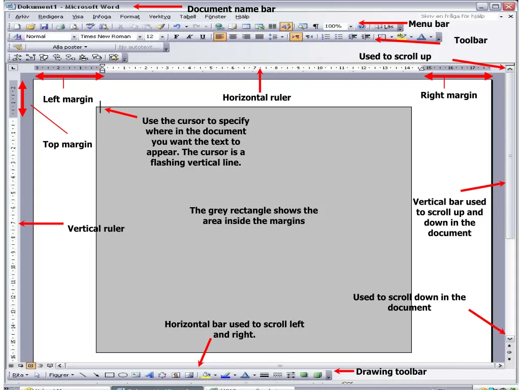 document name bar