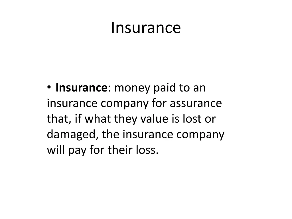 insurance