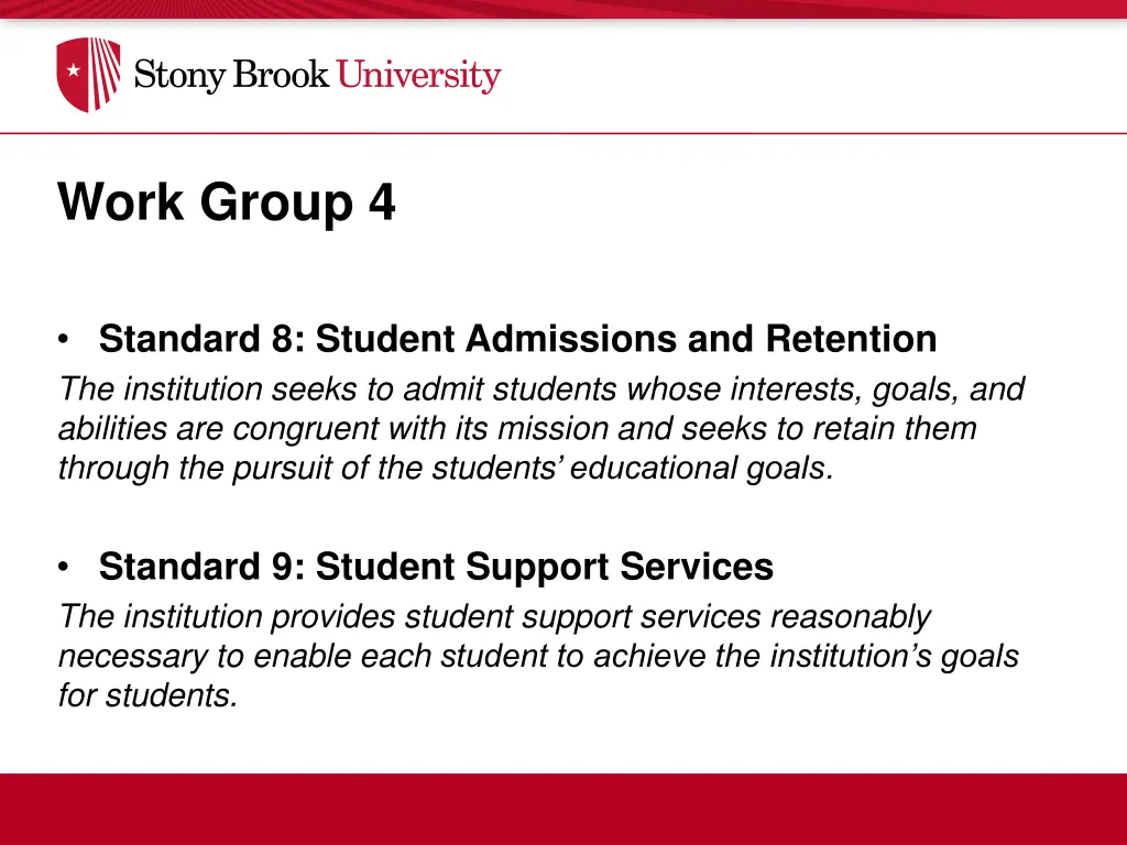 standards educational effectiveness