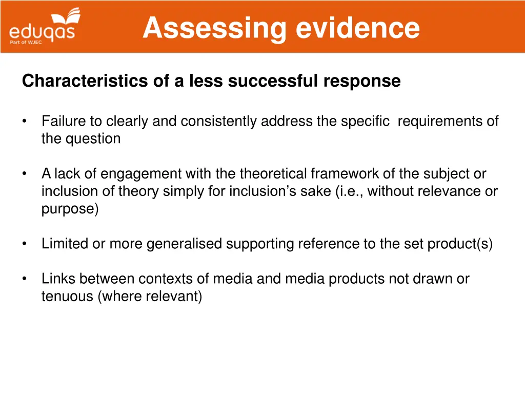 assessing evidence 21