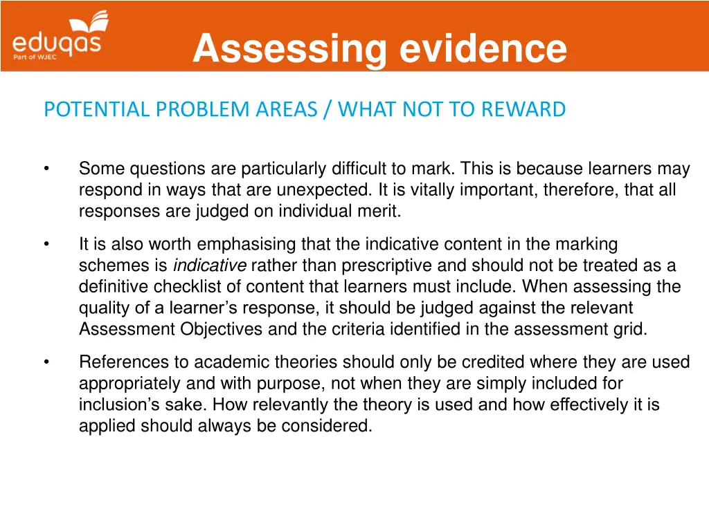 assessing evidence 22