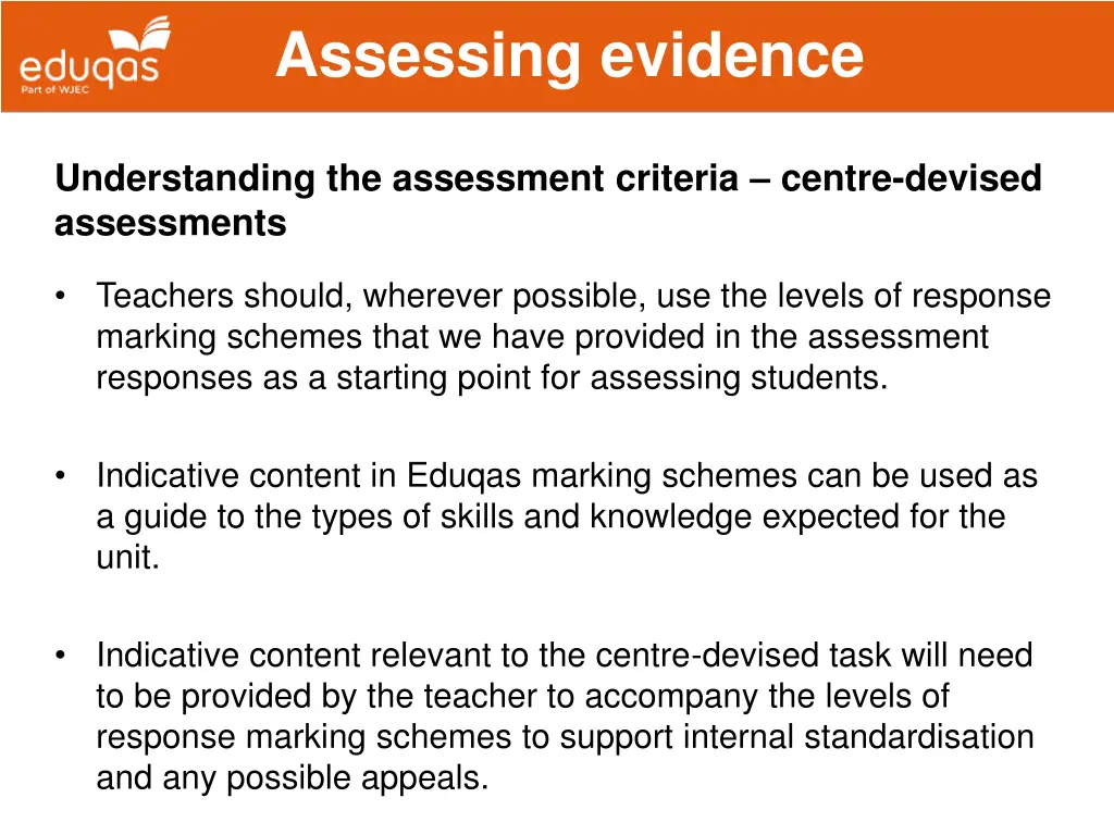 assessing evidence 3