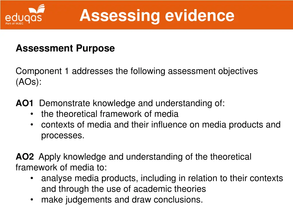 assessing evidence 5
