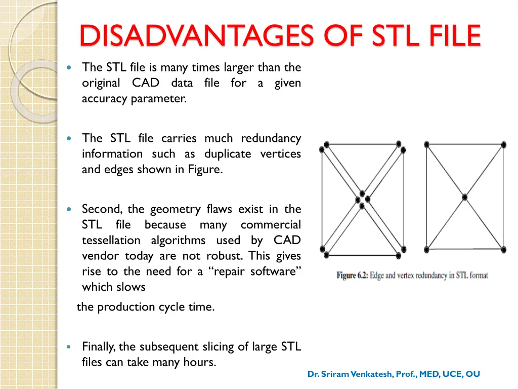 disadvantages of stl file