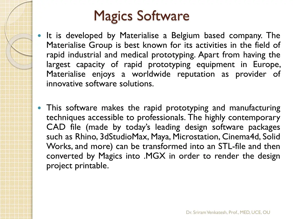 magics software