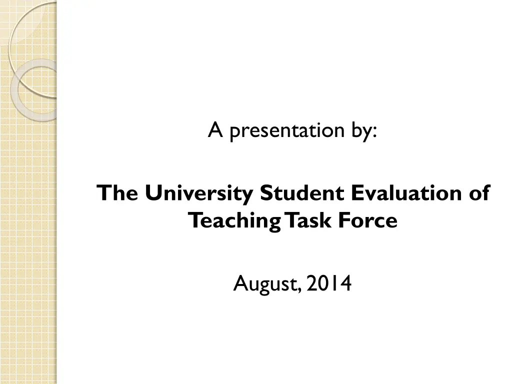 a presentation by