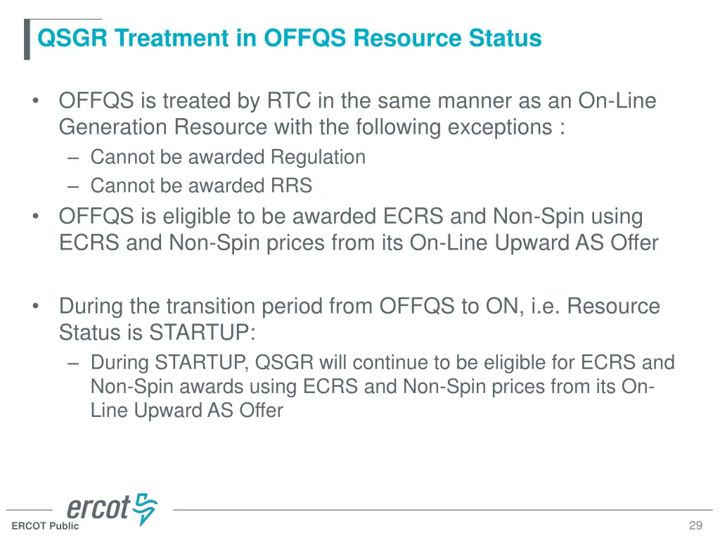 qsgr treatment in offqs resource status