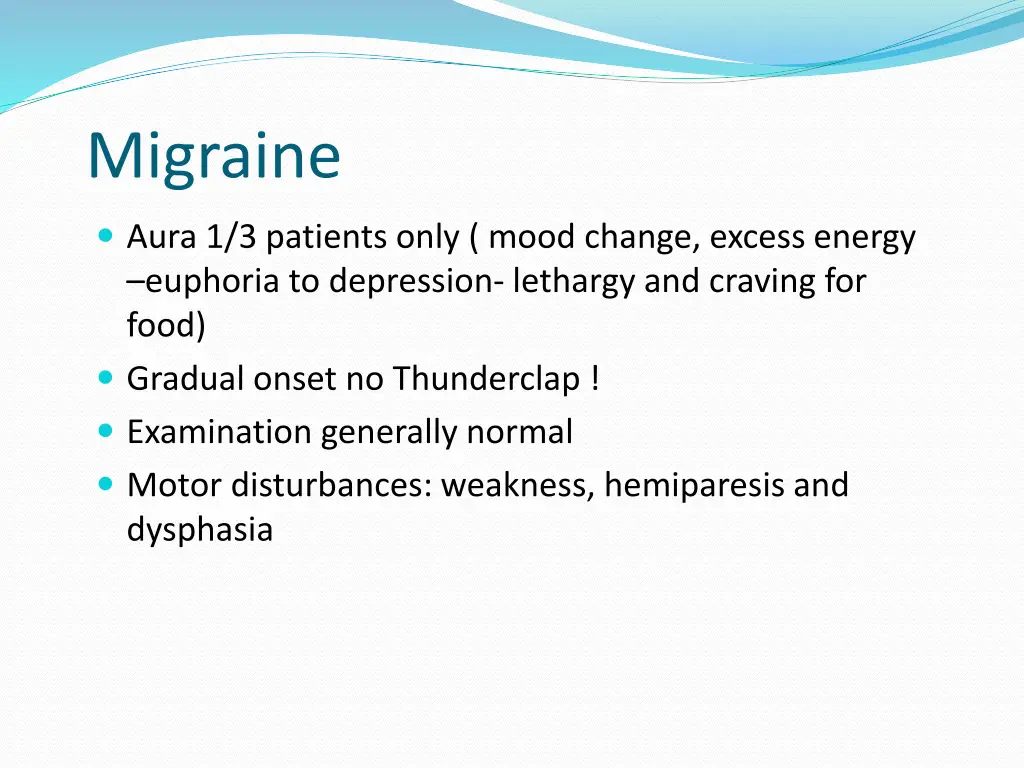 migraine