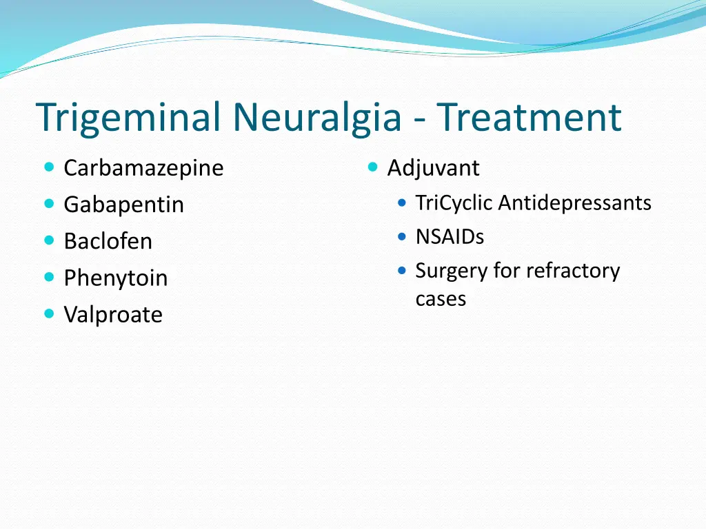 trigeminal neuralgia treatment