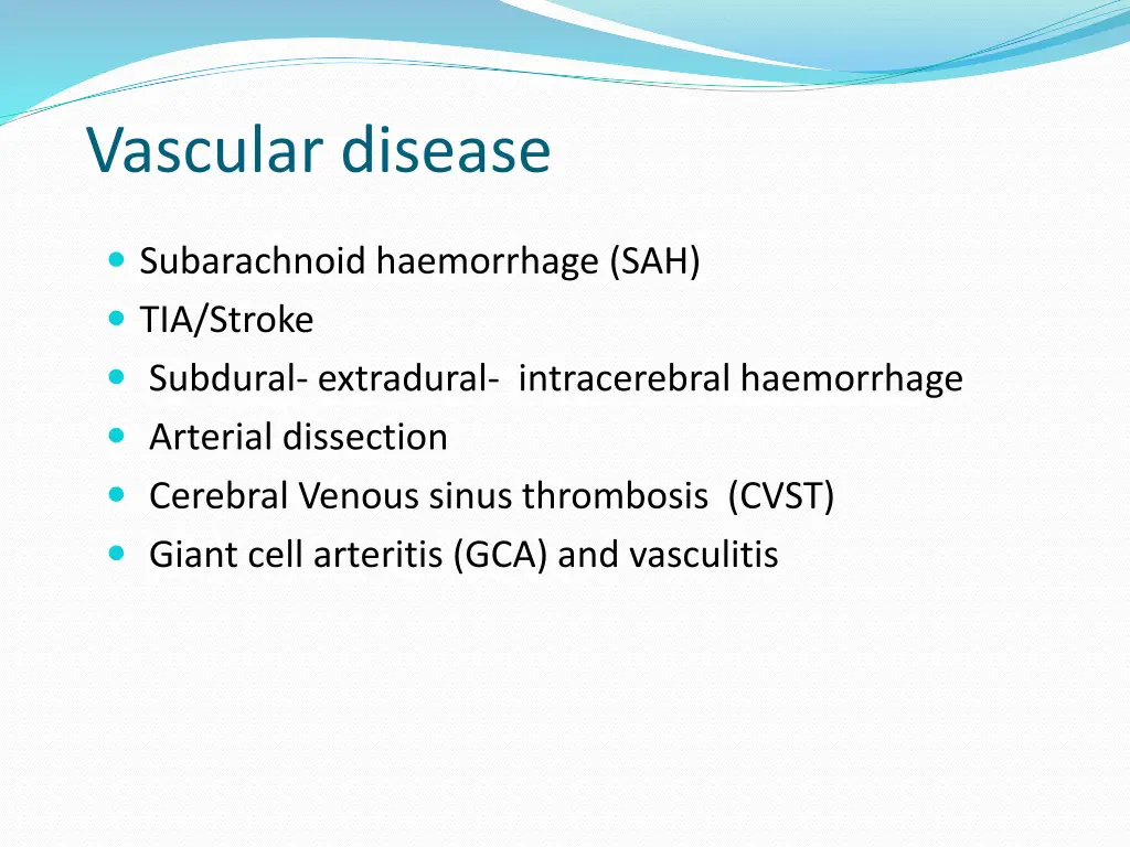 vascular disease