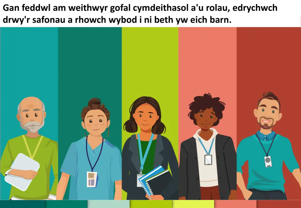 gan feddwl am weithwyr gofal cymdeithasol