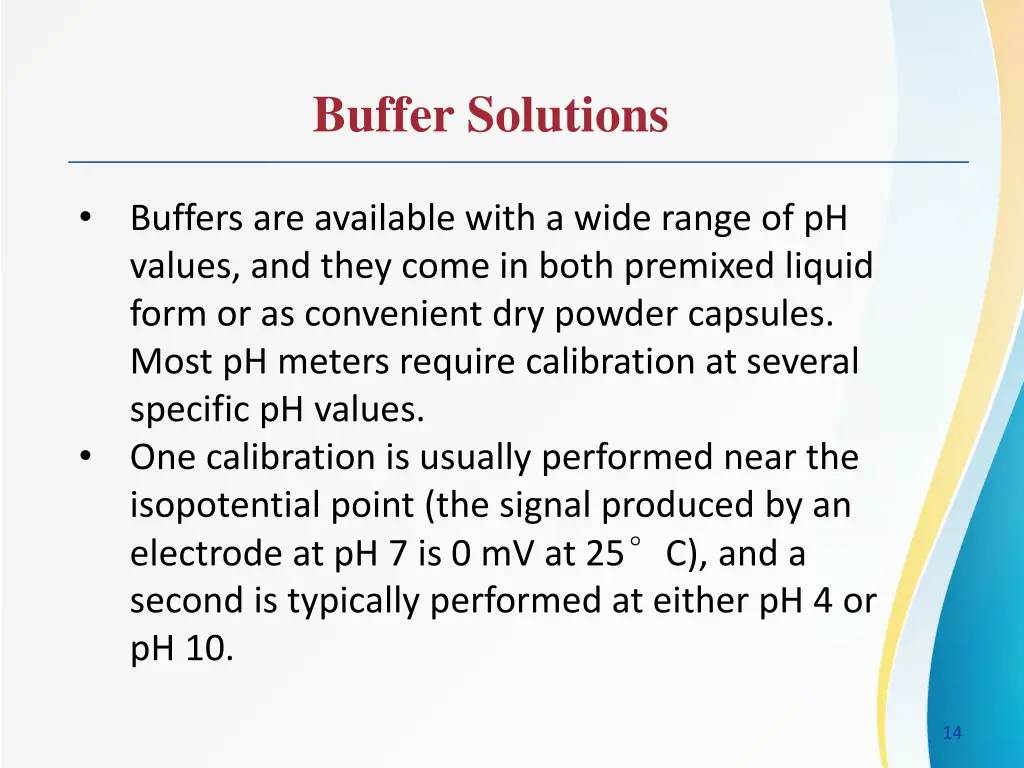 buffer solutions 1