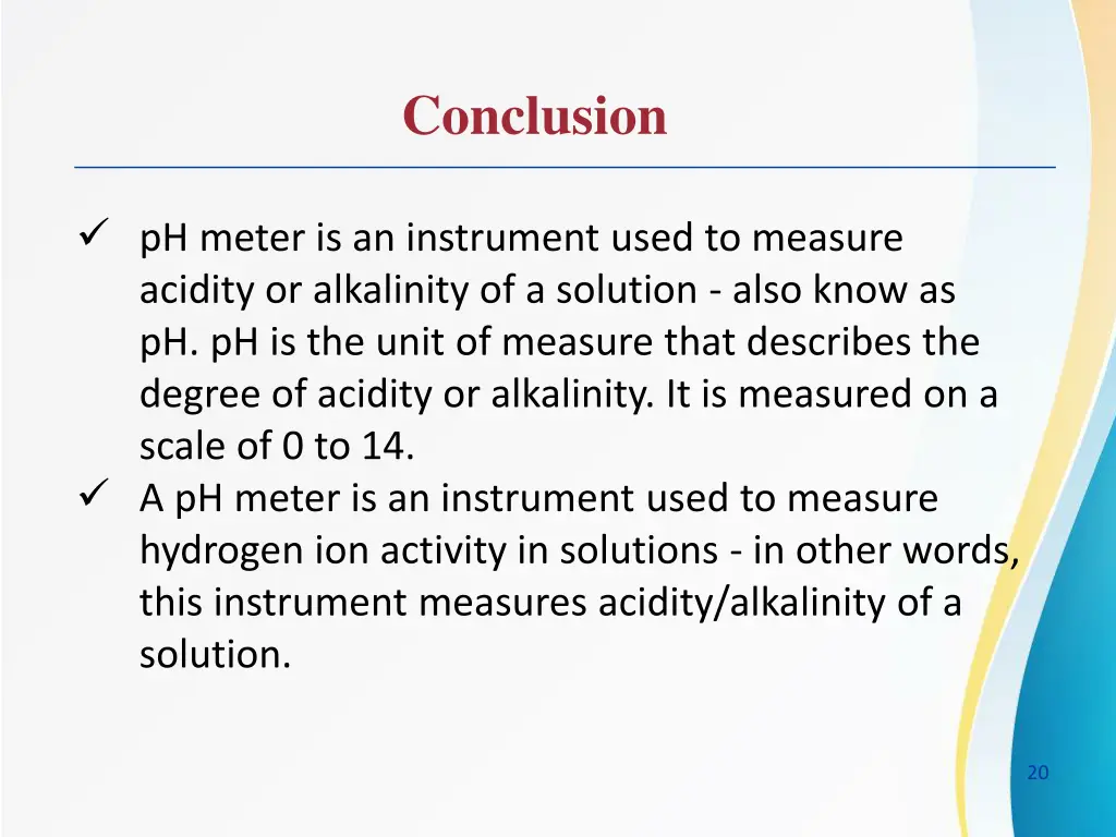 conclusion